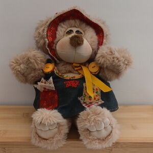 1985 Cuddlin' Country Bear "Mary Lou" plush stuffed animal